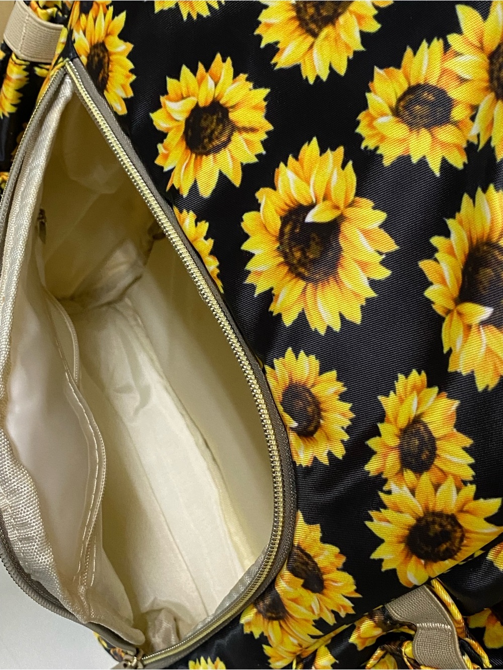 Backpack with Sunflowers - Picture 7 of 14